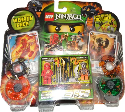 DETACHED BUBBLE LEGO 9591 Ninjago Weapon Pack Minifig Chokun NRG Kai Spinner