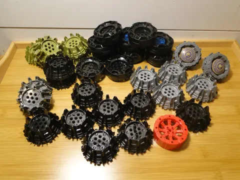 LEGO Plastic Lot Rims Wheels Black Red Gray Cleats Chima Ninjago