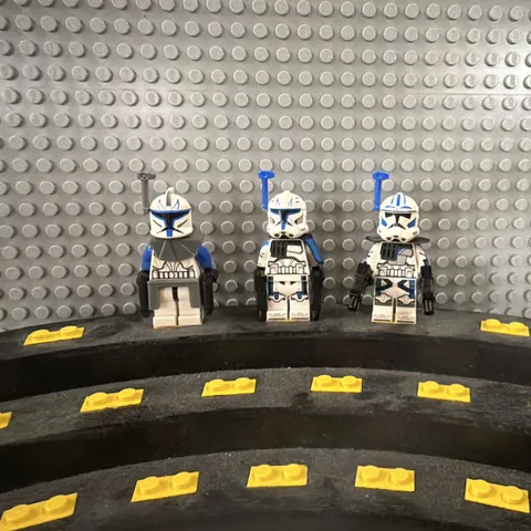 LEGO Star Wars Phase I+II Captain Rex & Fives Clone Trooper Lot Authentic