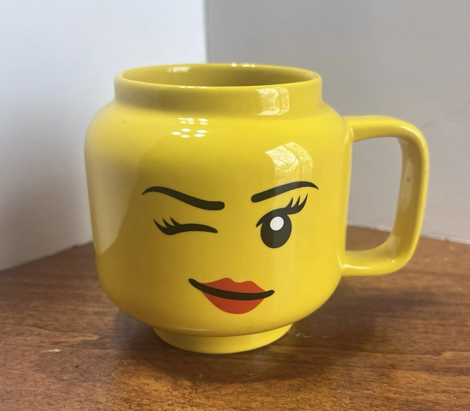 LEGO Cup Storage Products Ceramic Mug 8.6 oz. Winking Girl