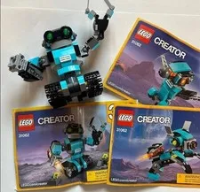 LEGO Creator 3-in-1 Robo Explorer Set #31062 Built Set. No Box. See Description.