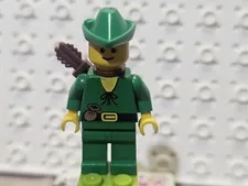 LEGO Castle Forestman With Pouch Green Hat And Quiver