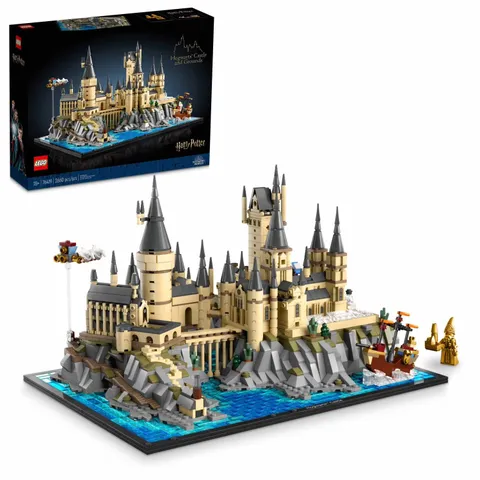 LEGO Harry Potter Hogwarts Castle and Grounds 76419 Building Set, Gift Idea for 