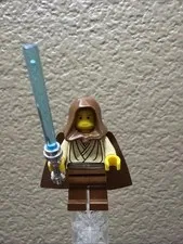 LEGO Star Wars Minifigure Young Obi-Wan Kenobi sw0024 Minifig with Hood and Cape