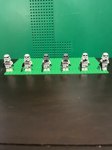 LEGO Star Wars Night Trooper Minifigure Lot Of 6