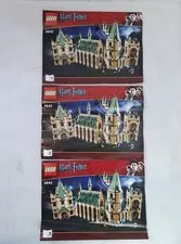 LEGO Harry Potter Hogwarts Castle (4842) INSTRUCTION MANUALS ONLY  #1 #2  & #3