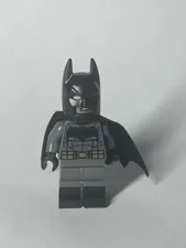 LEGO Super Heroes Batman Minifigure Dark Bluish Gray Suit