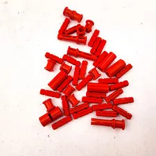 Lego Technic Red Pins Connectors Mixed Lot of 45 pieces Replacement Parts