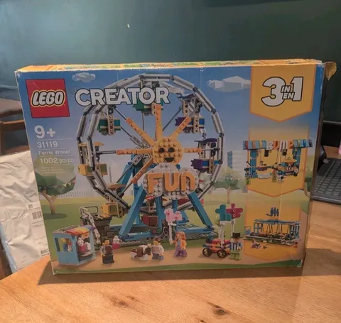LEGO CREATOR: Ferris Wheel (31119) New Open Box Missing Small Bag #1