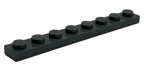 Lego 3460 Dark Bluish Gray Plate 1 x 8 Element 4210998