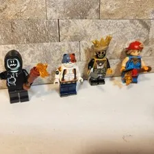 Lego Fortnite Minifigures Lot of 4 Meowscles Oro Skully Turk Figures Accessories