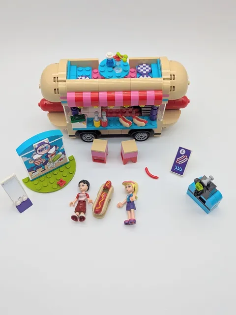 LEGO Friends #41129 Amusement Park Hot Dog Van - 99% Complete, No Box/Manual