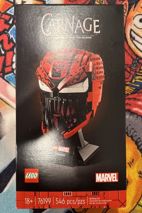 LEGO Marvel Super Heroes Carnage Head 76199 Brand New Unopened Retired set