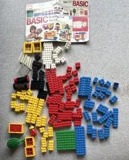 Vintage LEGO Basic Building Set 320 w/ Instructions Mostly Complete 1980s
