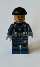 Lego ACU Guard 75933 Black Knit Cap Jurassic World Minifigure