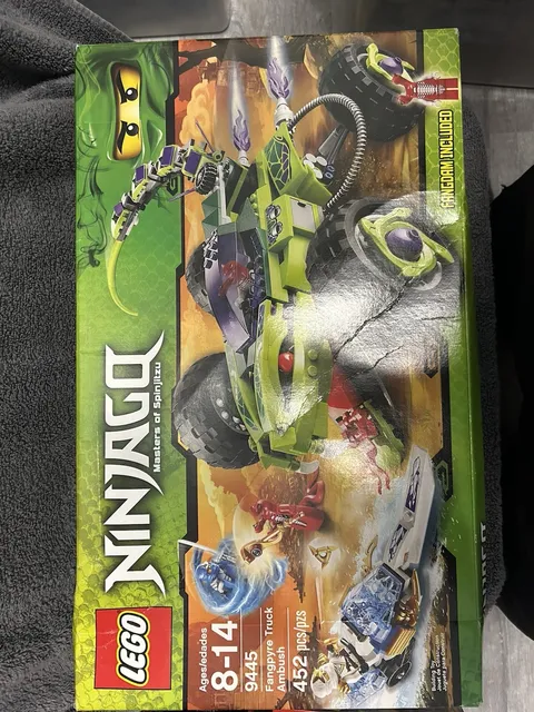 LEGO NINJAGO 9445 Fangpyre Truck Ambush Garmadon Complete 452pcs Box