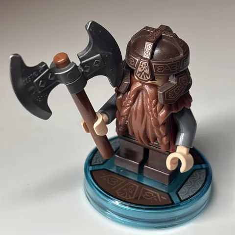Lego Gimli Minifigure Dimensions The Hobbit Lord Of The Rings LOTR dim007 TAG