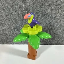 Lego Duplo Bird Toucan Purple Jungle Forest Zoo Pet House Store Set