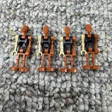 LEGO Star Wars Lot Of 4 Minifigures RO-GR Roger 75147 Genuine Battle Droids