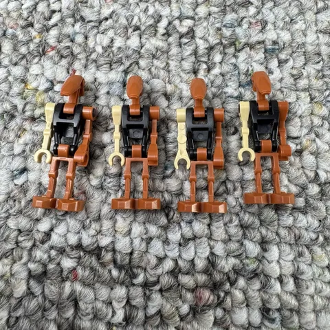 LEGO Star Wars Lot Of 4 Minifigures RO-GR Roger 75147 Genuine Battle Droids