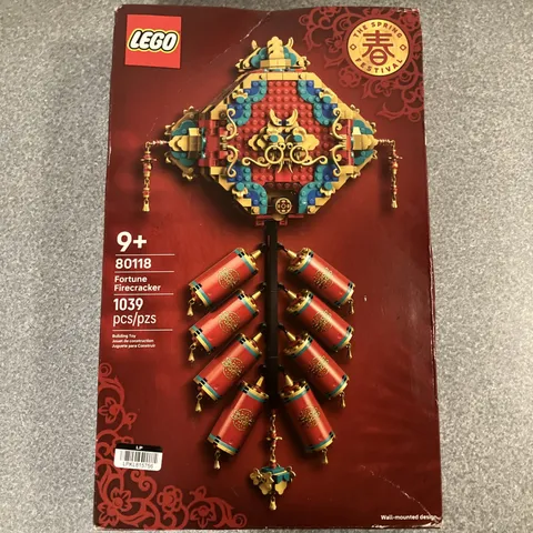 LEGO "Chinese Festivals" Fortune Firecracker (80118) 1039pcs Sealed