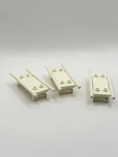 Vintage Lego White Stretcher with Wheels Part Hospital Town Minifig 4714 Lot X 3