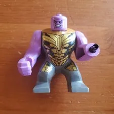 LEGO Marvel Minifigure sh0504 BigFig THANOS Infinity War 76107 Incomplete