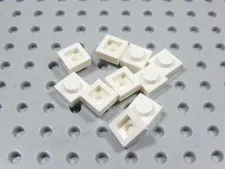 LEGO Lot of 10 White 1x1 Plates BH