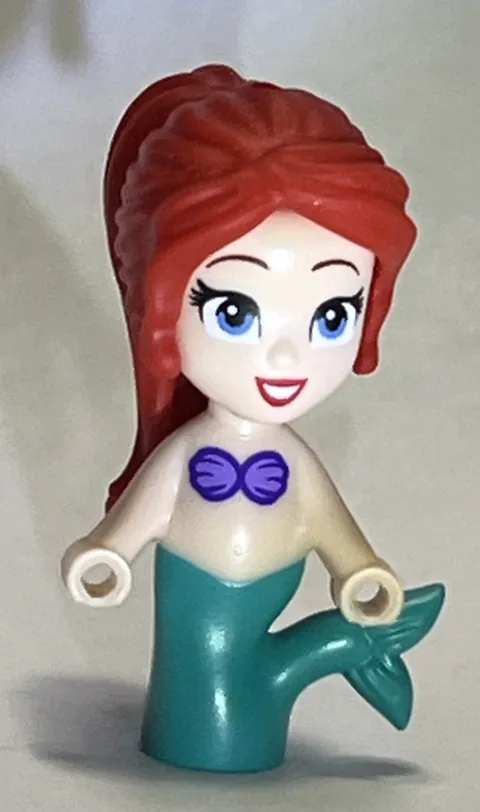 LEGO Friends Microfig Minifig Princess Girls Micro Doll Mermaid Tail Red Hair 18