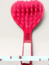RED Brush Hairbrush HEART My little Pony Barbie Doll replacement FOAM Clone Brat
