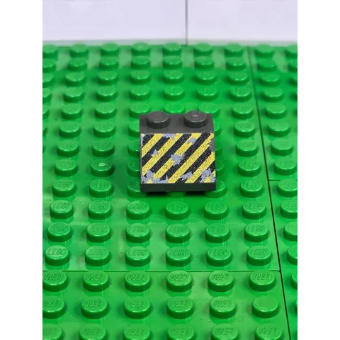 LEGO Slope 45 2x2 Black And Yellow 1999