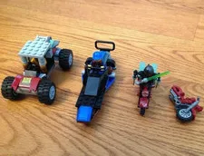 GENUINE LEGO MINIFIGURE MOTORCYCLE CAR BOAT VEHICLE MOC LOT