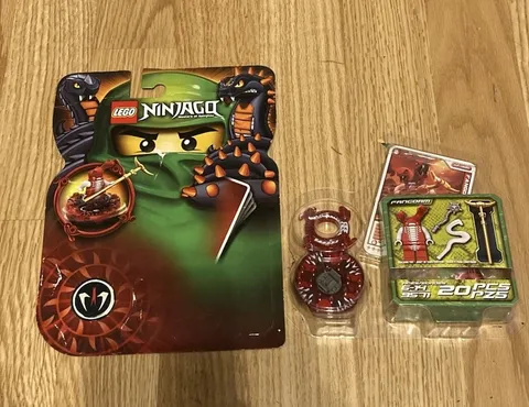 2013Lego Ninjago Fangdam 9571  Spinner, Legos&Card Sealed Bags,Opened Blister Pk