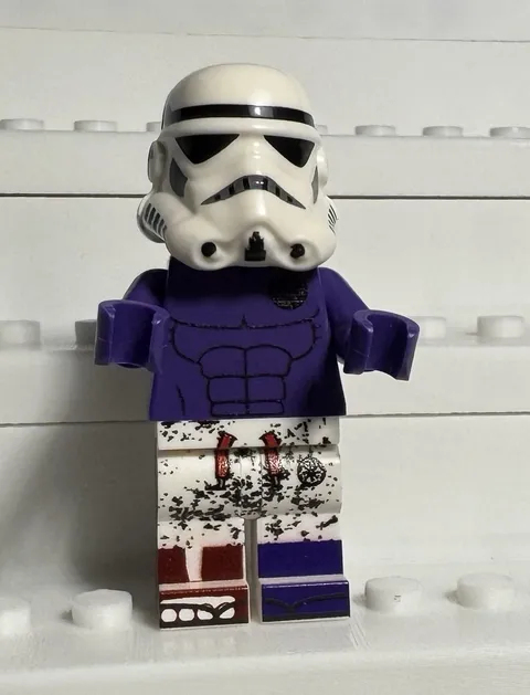 LEGO x Brickluv Star Wars Zombie Stormtrooper Minifigure Custom Printed 