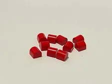 Lego 49307 Red Replacement Add-on Pieces Parts Lot of 10