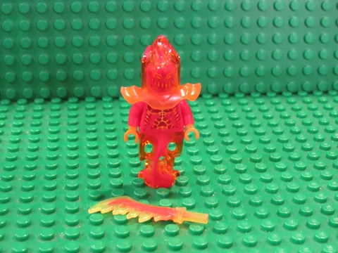 Flama 70321 Red Head Demon Warrior Nexo Knights LEGO Minifigure Mini Figure FL22