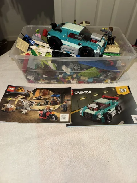 LEGO Jurassic World 76945 T. rex Dinosaur Breakout 121pc Bulk Lot Parts 2022
