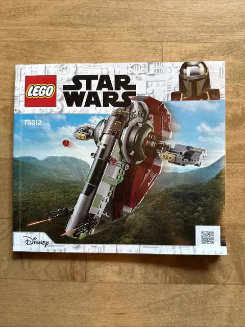 Star Wars Lego Boba Fett's Starship (75312) Instruction Manual ONLY