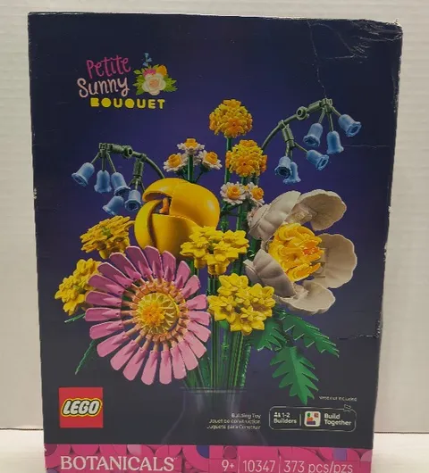 LEGO Botanicals Petite Sunny Bouquet Flower Building Set 10347 NIB