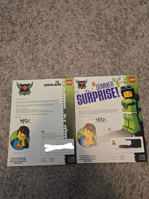Lego Club magazine Lego Master Builder Academy
