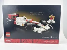 New Lego Icons McLaren MP4/4 & Ayrton Senna 10330 F1 Car Set Sealed 693 Pcs
