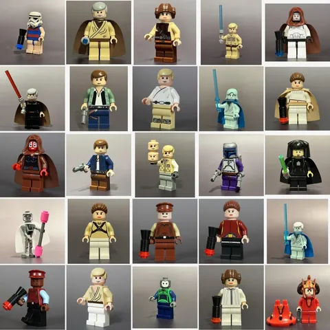 Lego Star Wars TCS Minifigures- YOU PICK TYPE! Complete Saga Printed on Lego!