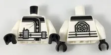 LEGO® Part 973pb2806c01 - Torso Ninjago Robe with Ninjago Logogram 'ICE'
