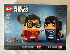 New LEGO Brick Headz Harry Potter & Cho Chang 40616 ~ Sealed In Box 267 Pieces