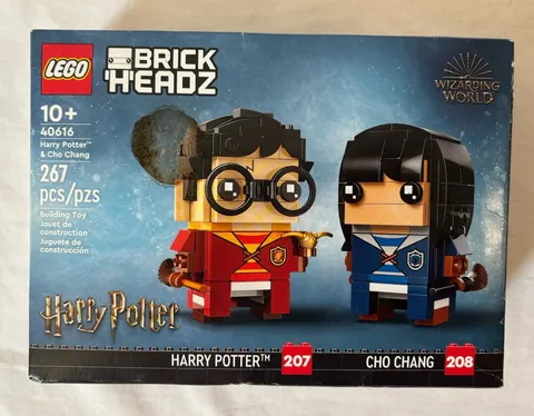 New LEGO Brick Headz Harry Potter & Cho Chang 40616 ~ Sealed In Box 267 Pieces