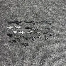 Lot Of 20 Lego Weapons Guns Blasters Toy Black & Silver Star Wars 6129265