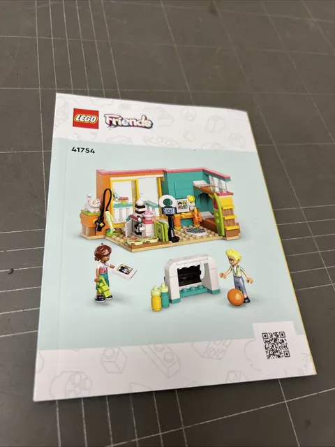 VINTAGE TOY LEGO MANUAL INSTRUCTIONS BOOKLET ART FRIENDS 41754