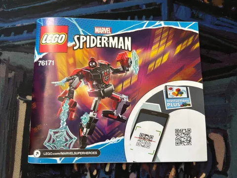 Lego Building Manual 76171 Miles Morales Marvel Spiderman Booklet Manual Only