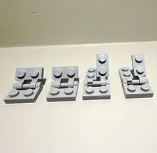 LEGO Star Wars MOC Light Gray Hinge/Click Plate Pieces/Parts 10pcs Ships FREE!!