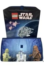 LEGO Star Wars Play-Mat Zips into Storage Bin 14” X 12” X 9” Excellent Condition